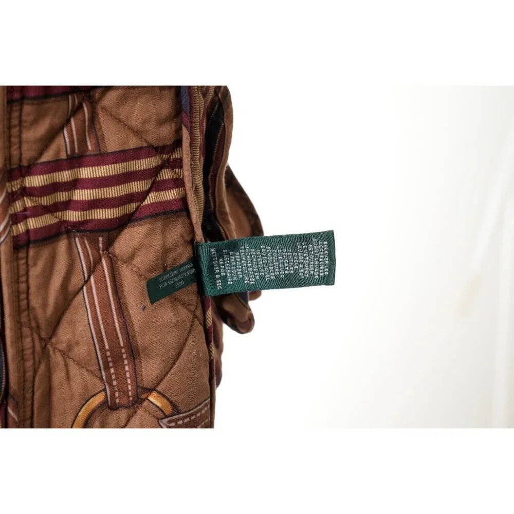 LAUREN Ralph Lauren Purple Quilted Jacket with Buckle Collar - Picture 7 of 16